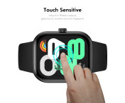 För Xiaomi Redmi Watch Move 2st Skärmskydd ENKAY 3D Böjt PC + PMMA Ultratydlig Film - Svart