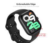 För Xiaomi Redmi Watch Move 2st Skärmskydd ENKAY 3D Böjt PC + PMMA Ultratydlig Film - Svart