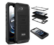 IP68 Vattentätt Skal Fodral till iPhone 16e Metall + Silikon med Skärmskydd