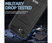 IP68 Vattentätt Skal Fodral till iPhone 16e Metall + Silikon med Skärmskydd