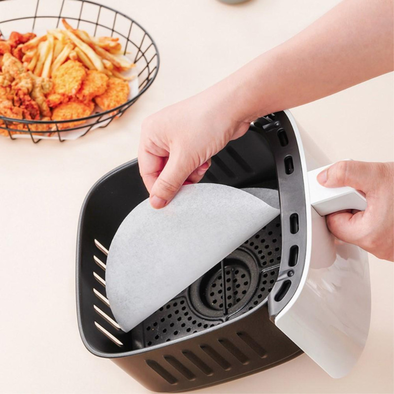 100Pcs/30cm Non - Stick Disposable Air Fryer Cooking Baking Paper