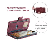 För Xiaomi Redmi 15C Zipper Wallet Case Rhombus Stitching Line Telefonfodral