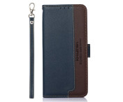 KHAZNEH Plånboksfodral till Xiaomi Redmi 15C - Blå/Brun