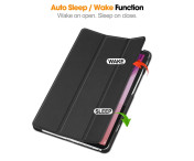 Tri-fold Fodral till Lenovo Tab One - Svart