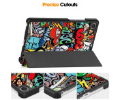 Tri-fold Fodral till Lenovo Tab One - Graffiti