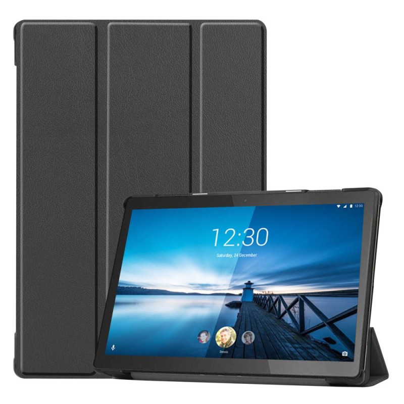 Trifoldet stativetui til Lenovo Tab M10 FHD REL TB - X605FC - Sort