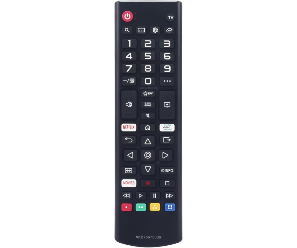 TV fjärrkontroll Ersättning för AKB75675306 För LG TV