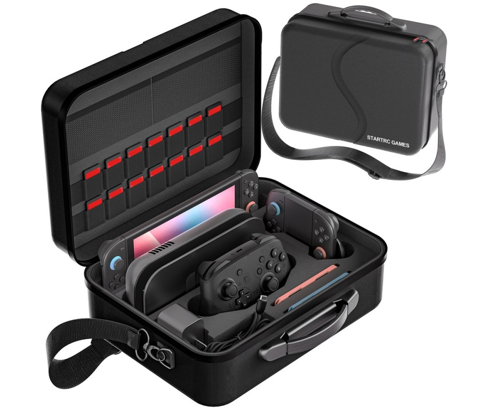 Förvaring Kompatibelt med Nintendo Switch 2 Multifunktionell Väska Axelrem