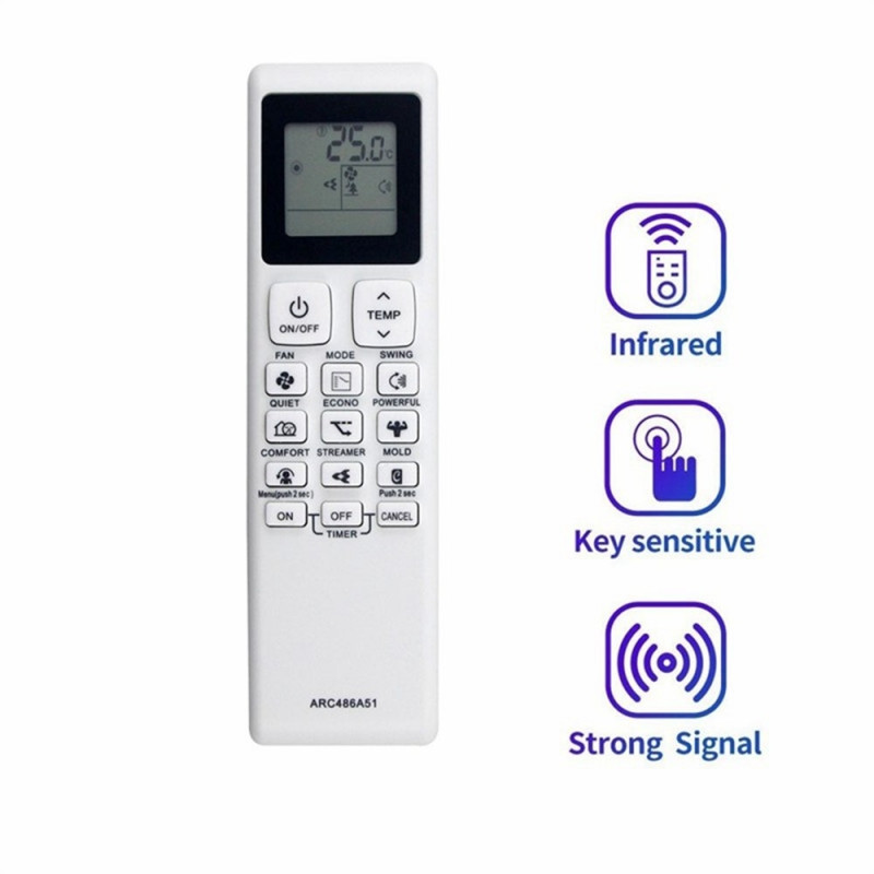 Remote Control Replacement for ARC486A51 for Daikin Air Conditioner
