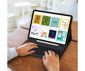 Keyboard Stand Fodral för iPad Air 11 (2025) (2024) / iPad Air (2022) Bluetooth-kompatibel (EN)