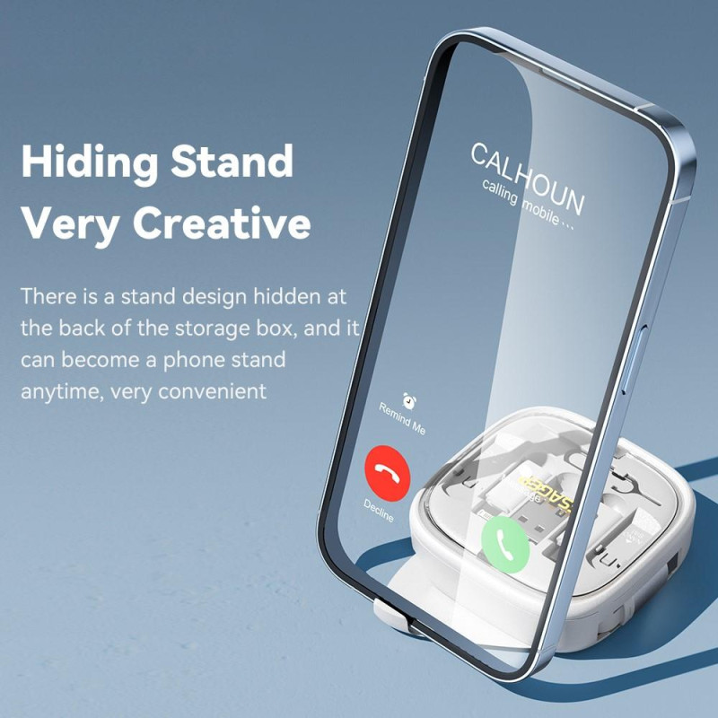 Integroitu USB - C - sovitinkaapelisarja Latauskaapelikotelon muunnin