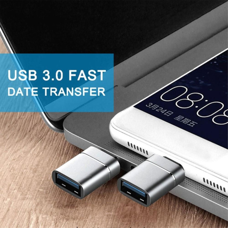 USB C til USB - adapter USB - C til USB 3.0 - adapter OTG til MacBook Pro MacBook Air iPad Pro og flere Type - C - enheder