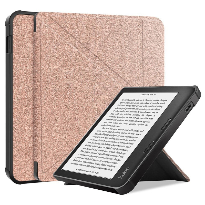 Stand Case Cover for Kobo Libra 2 - Gold