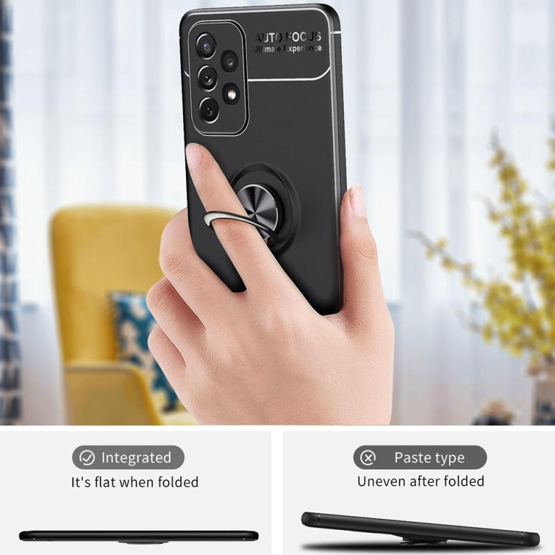 Finger Ring Kickstand TPU Suojakuori - Samsung Galaxy A73 5G