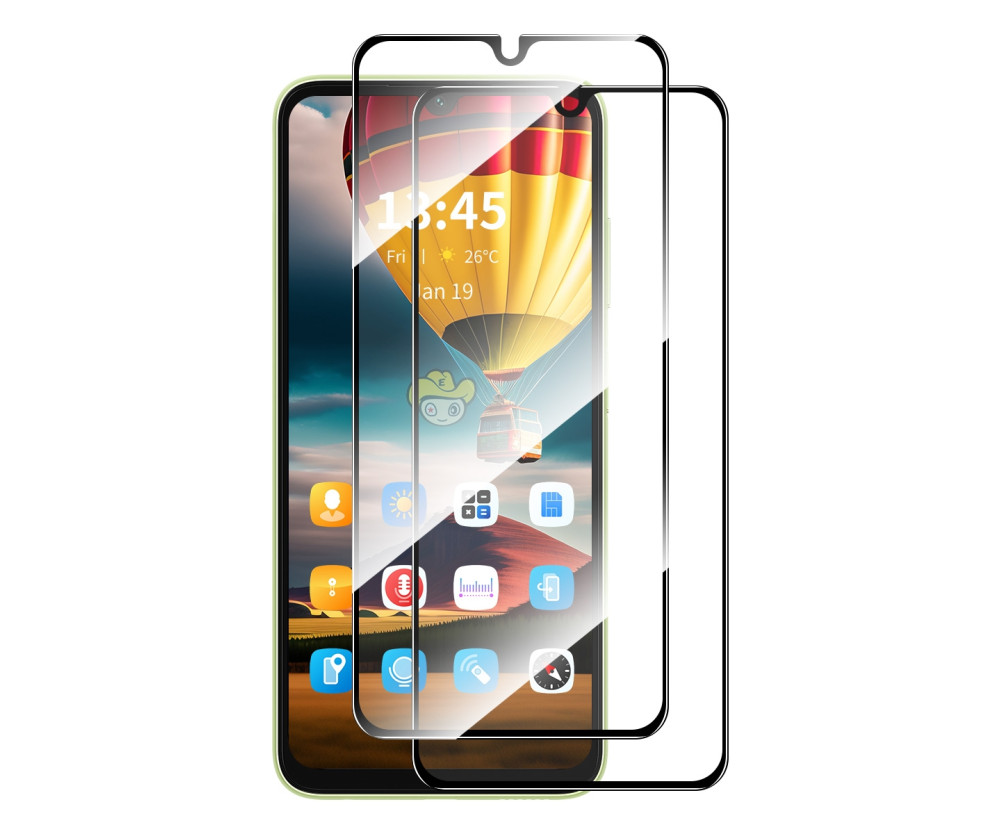 2ST ENKAY Härdat Glas Skärmskydd för Xiaomi Redmi 15C 5G 4G Poco C85 Heltäckande