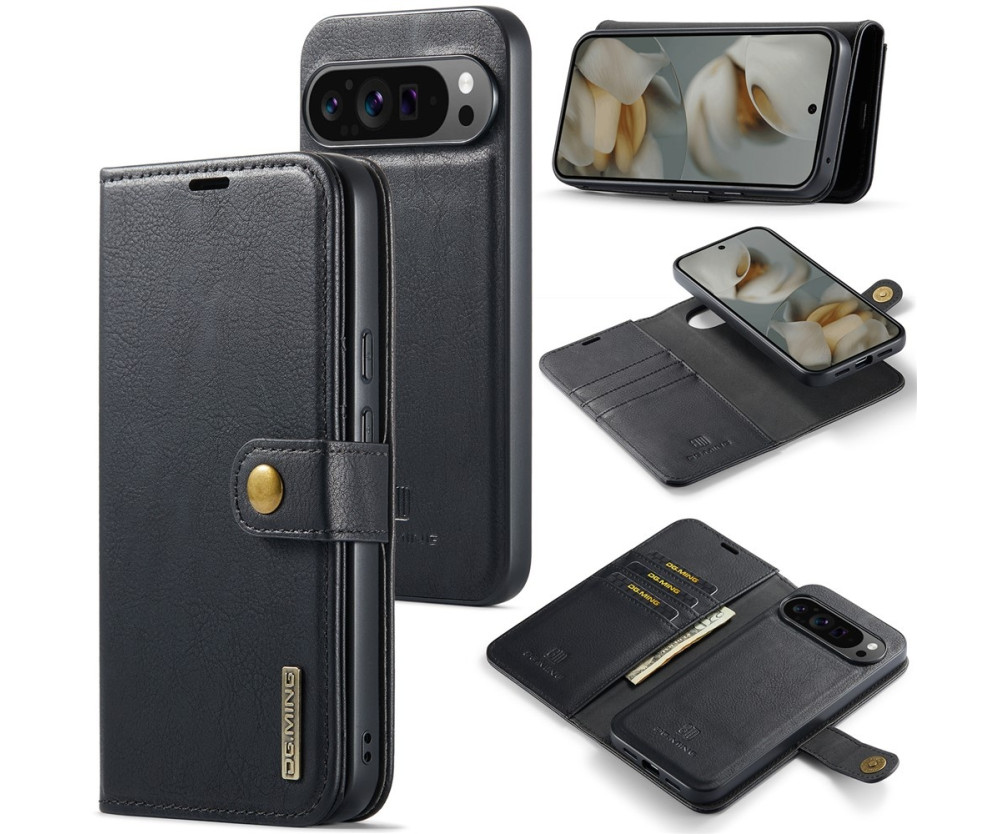Skal Fodral Magnet DG.MING Plånboksfodral till Google Pixel 10 Pro XL