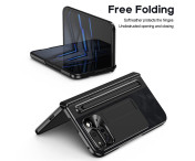 För Google Pixel 10 Pro Fold Fodral med Härdat Glasfilm, Stylus - Svart