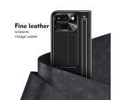 För Google Pixel 10 Pro Fold Fodral med Härdat Glasfilm, Stylus - Svart