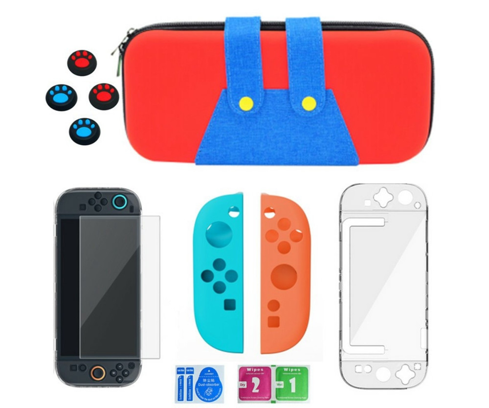 Kompatibelt med Nintendo Switch 2 Skyddsfodral Set Förvaringskit skärmskydd mm