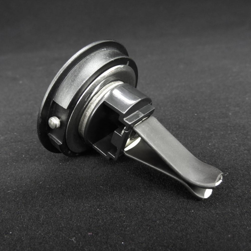 Lysende billuftudluftningsklippe rundt kvartsur Bilindretning - Sort