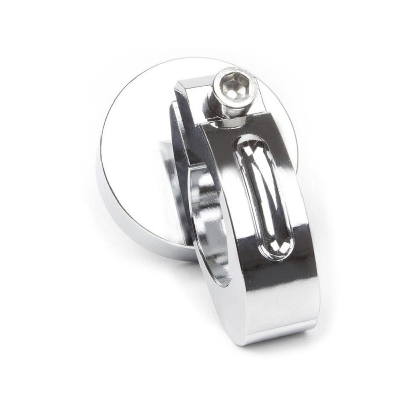 Analog klokke for motorsykkel, moped og sykkel - sølv