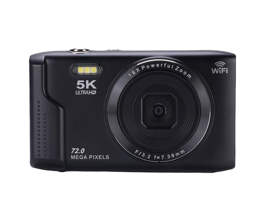 S95 Pro 5K Digitalkamera 16x Zoom WiFi 72MP 2,8" Skärm Kamera + 32GB Minneskort