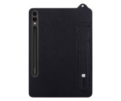 För Samsung Galaxy Tab S11 Ultra Fodral Handrem Stativ Surfplattefodral - Svart