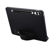 För Samsung Galaxy Tab S11 Ultra Fodral Handrem Stativ Surfplattefodral - Svart