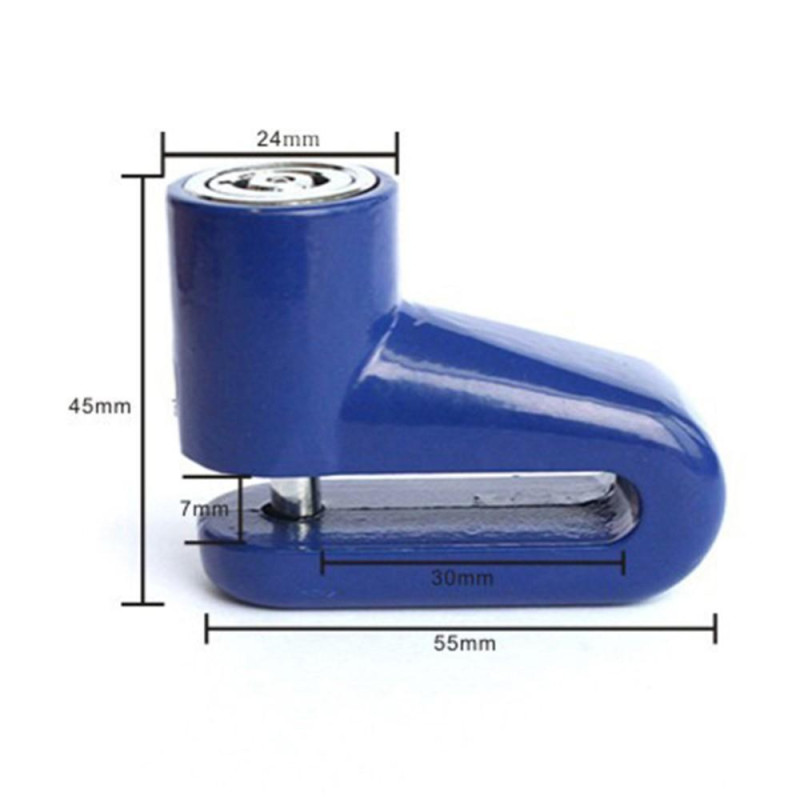 Lukko Varkaudenestopyörän Moottoripyörän Skootterin Levyjarrulukko - Musta