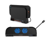 DOBE Kompatibelt med Nintendo Switch 2 Värmeavledande Ställ Dubbel Fläkt RGB