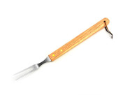 10 st/set BBQ Grilltillbehör Grillkit trähandtag bärväska Grilla Grill Verktyg