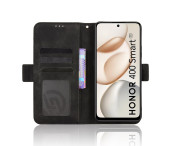 För Honor 400 Smart 5G Fodral Plånboksfodral Skal Telefonfodral Extra Kort - Svart