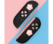 Kompatibelt med Nintendo Switch 2 7st D-pad knapp ABXY Klistermärke - rosa + vit