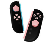 Kompatibelt med Nintendo Switch 2 7st D-pad knapp ABXY Klistermärke - Rosa+Svart