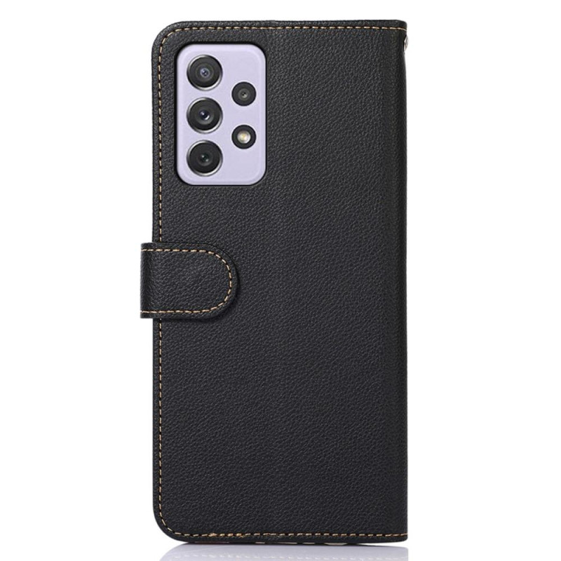 KHAZNEH Phone Cover for Samsung Galaxy A73 5G - Black & Red