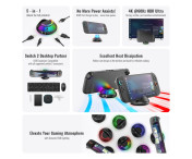 Kompatibel med Nintendo Switch 2 TV-docka videokonverterare Gigabit Ethernet