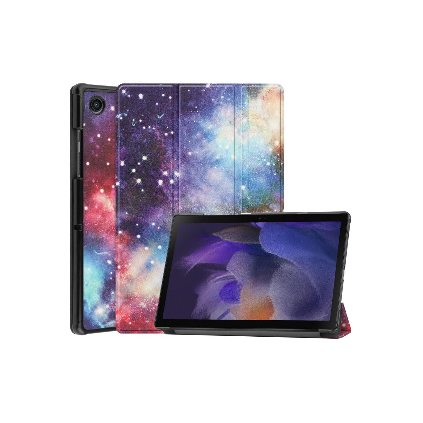 Tri - fold Stand Case for Samsung Galaxy Tab A8 10.5" (2021) - Galaxy