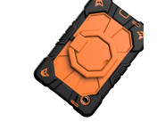 Till Samsung Galaxy Tab A11 Heavy Duty Armor skal Black + Orange