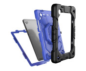 Till Samsung Galaxy Tab A11 Heavy Duty Armor skal Black + Blue