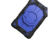 Till Samsung Galaxy Tab A11 Heavy Duty Armor skal Black + Blue