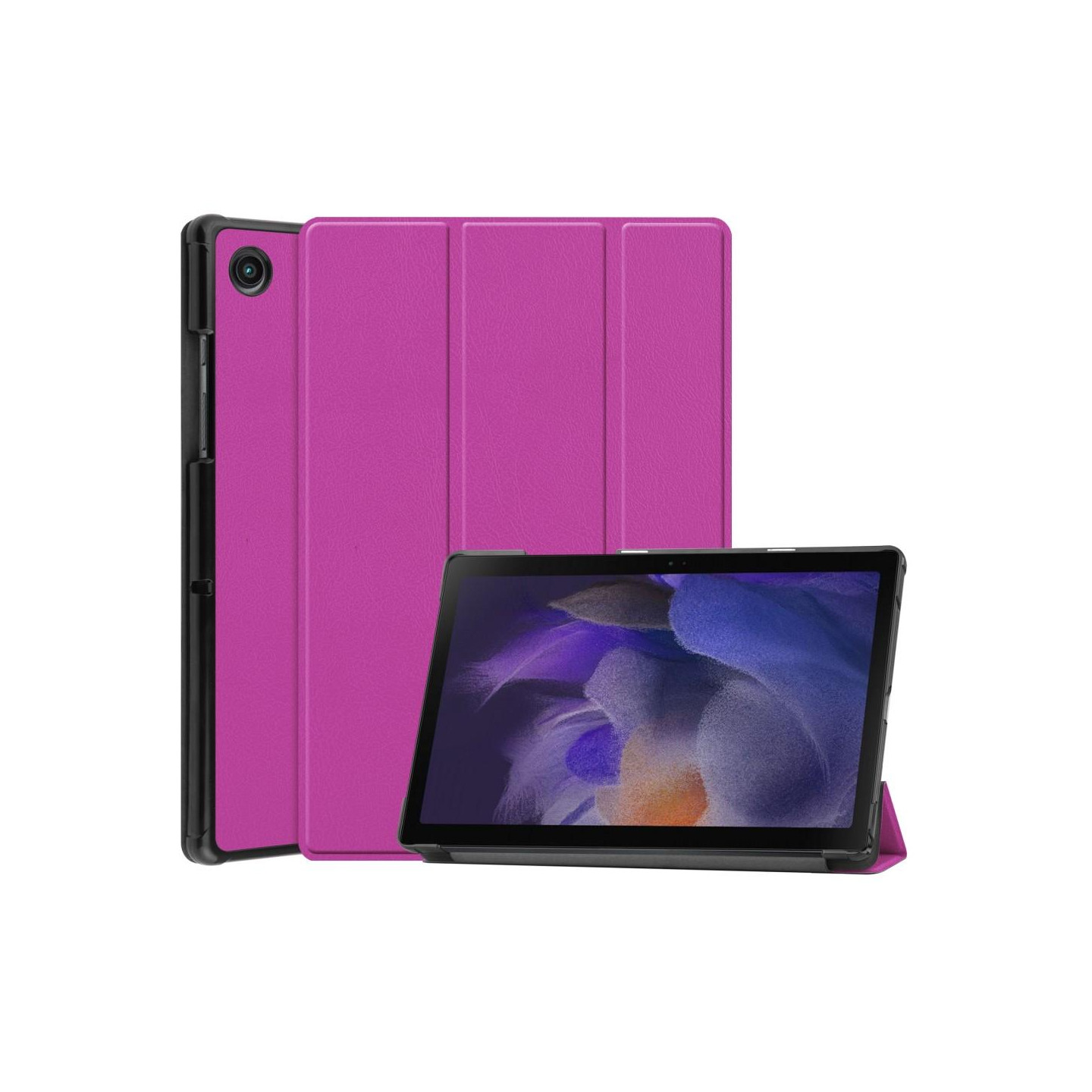 Tri - fold Stand Case for Samsung Galaxy Tab A8 10.5" (2021) - Purple