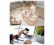 W7 Smart Övervakningskamera 4K 1080P nattseende tvåvägsljud WiFi Kamera