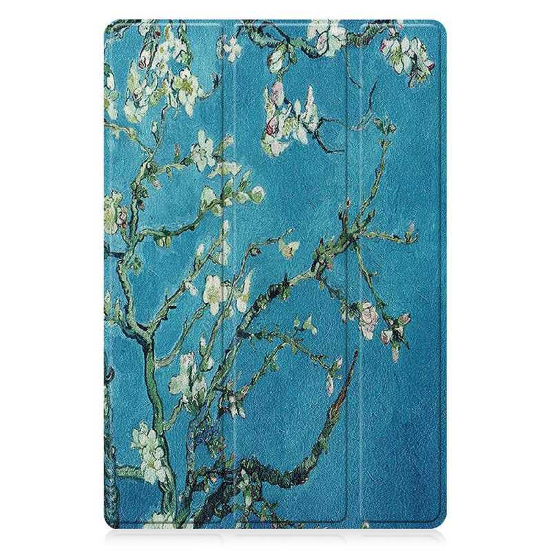 Kolminkertainen telinekotelo Samsung Galaxy Tab A8 10.5" (2021) - Blossom