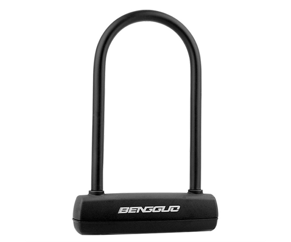 BENGGUO Cykel Motorcykel Elcykel U-formad Lås Stöldskydd Kraftigt Stållås