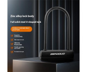 BENGGUO Cykel Motorcykel Elcykel U-formad Lås Stöldskydd Kraftigt Stållås