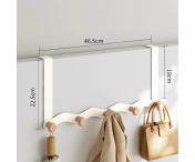 Hängare Väggmonterad 5 krokar Hållare Förvaring Sovrum Hallhängare