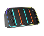 Kompatibelt med Nintendo Switch 2 Väggmonterad Joycon-laddningsdocka RGB-ljus