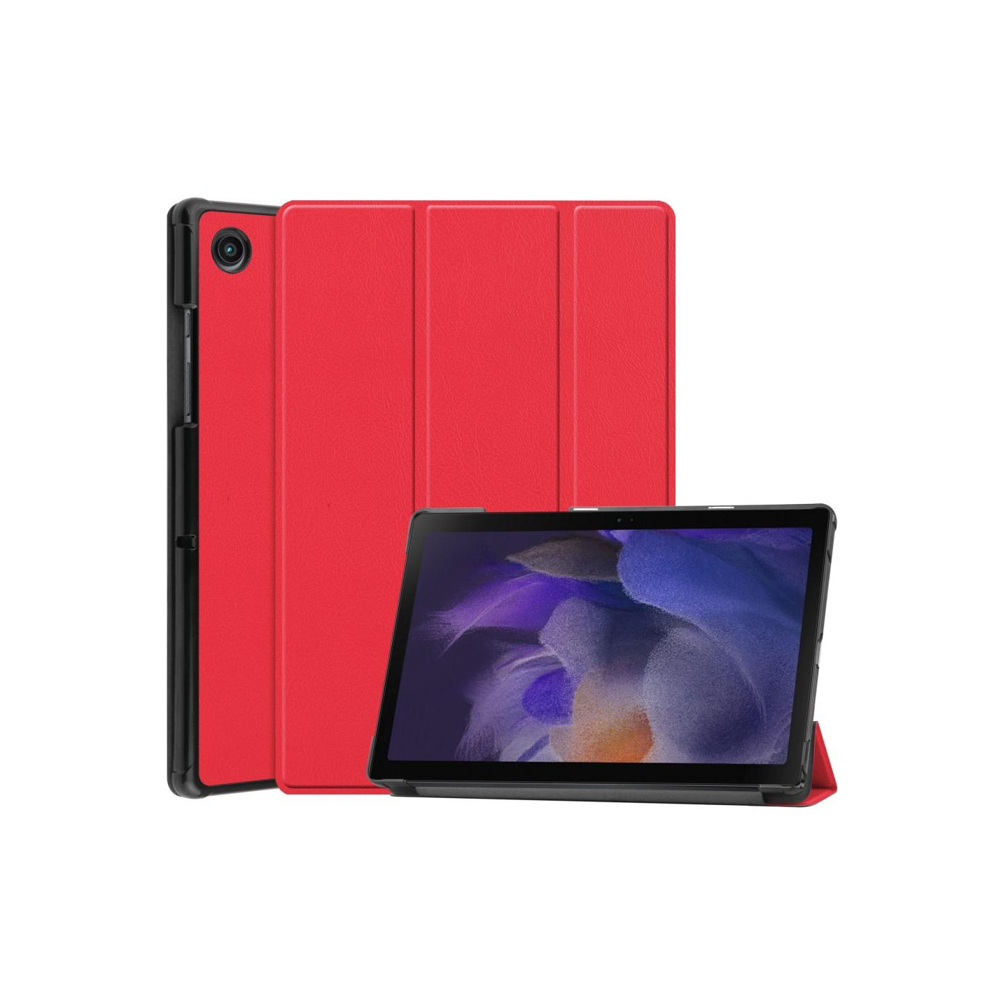 Tri - fold Stand Case for Samsung Galaxy Tab A8 10.5" (2021) - Red