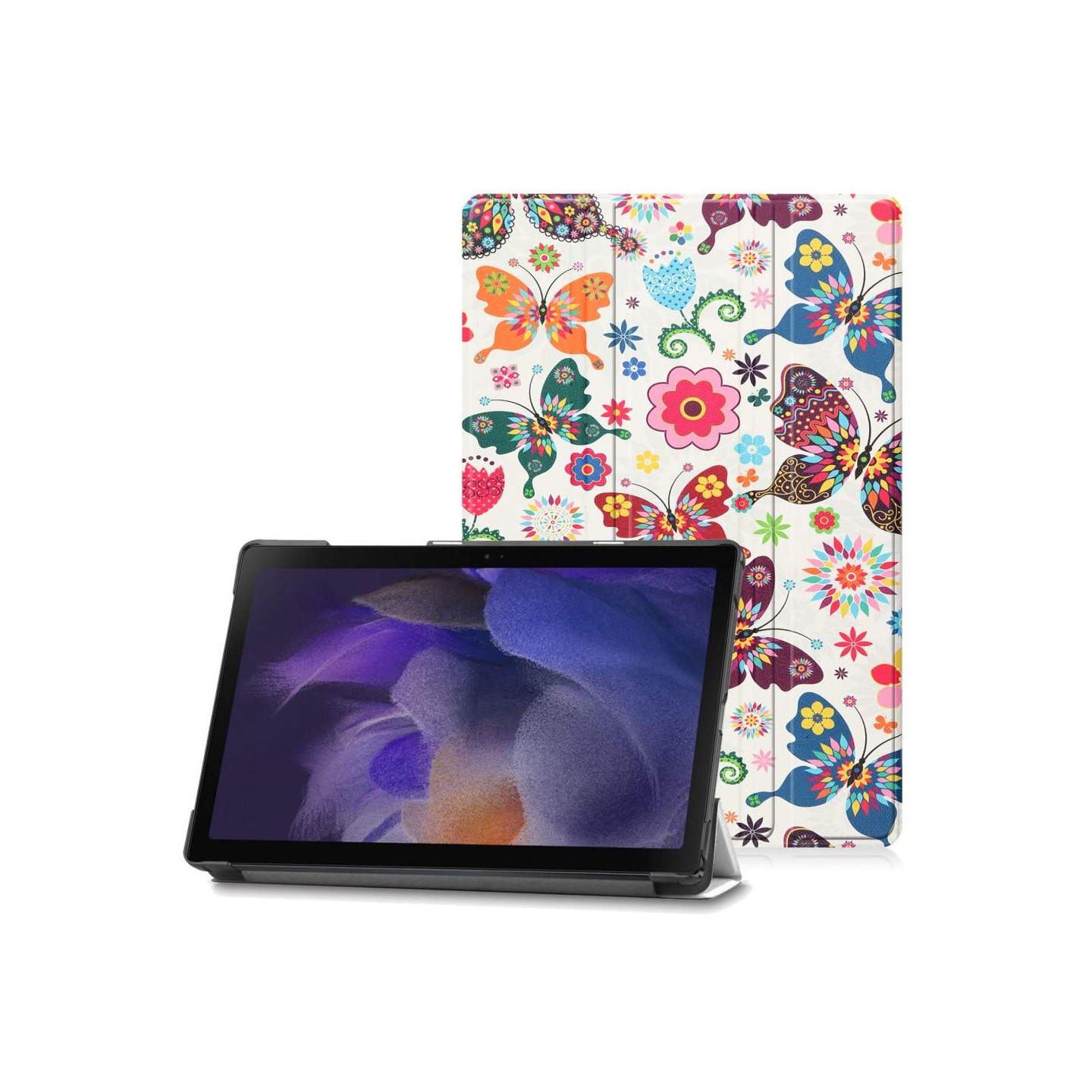 Tri - fold Stand Case for Samsung Galaxy Tab A8 10.5" (2021) - Butterflies
