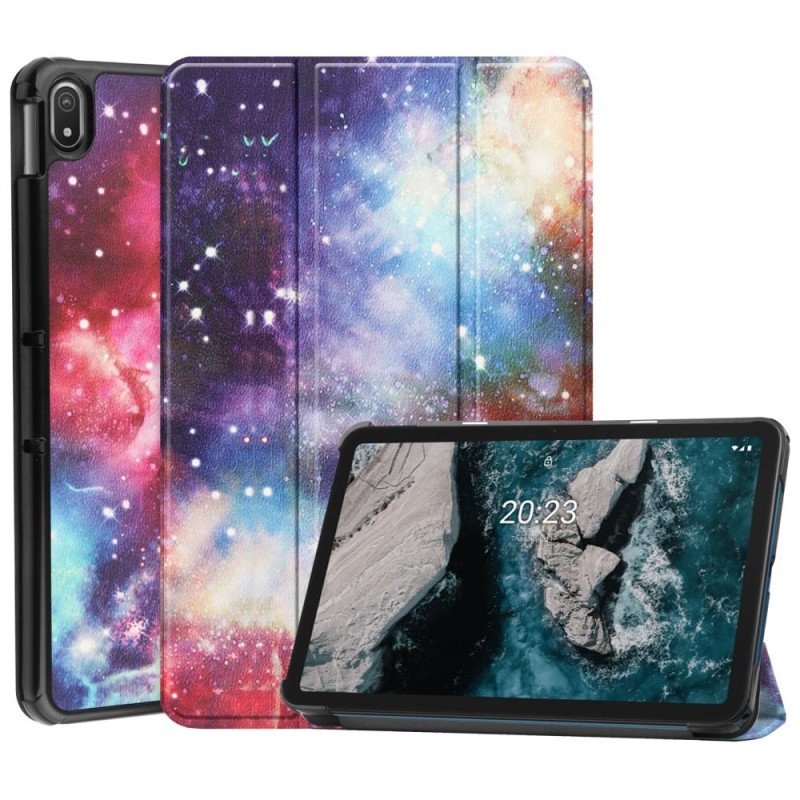 Tabletstativ Slim Fit Cover til Nokia T20 - Nebula